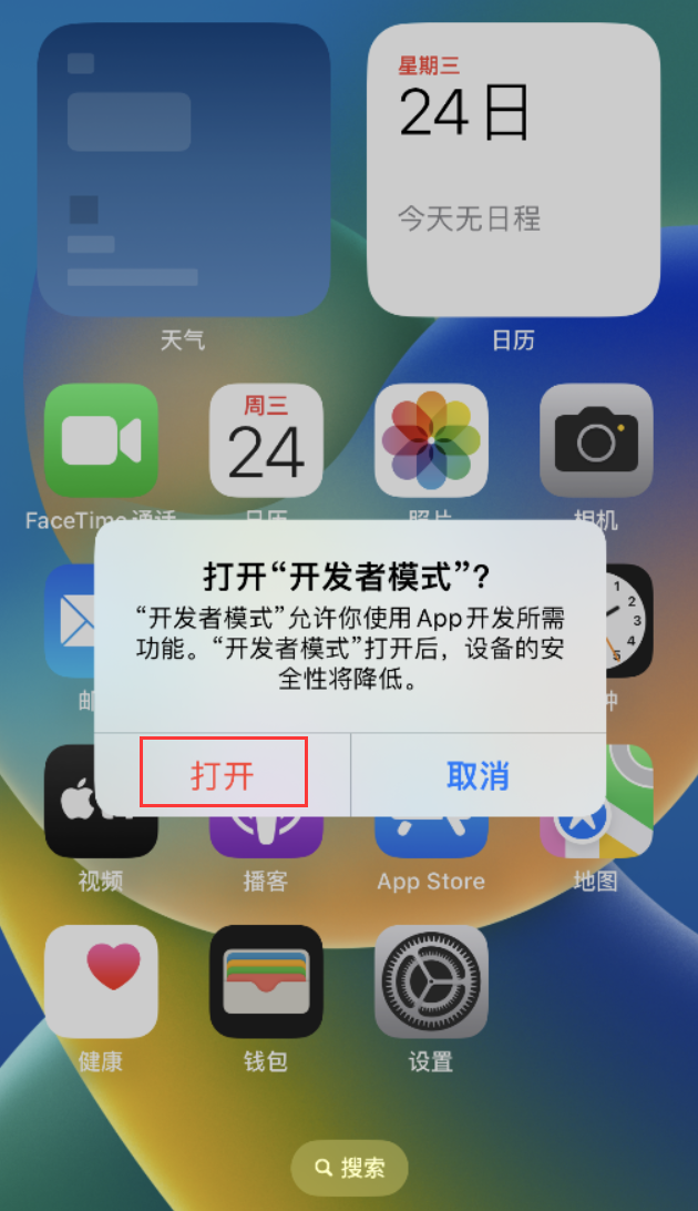 卡若苹果手机维修分享如何打开开发者模式 