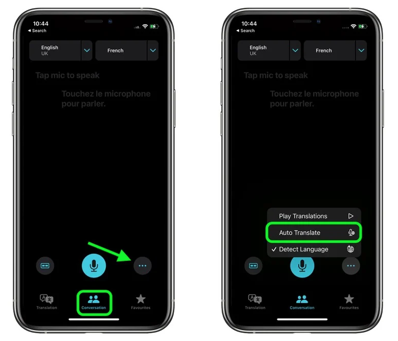 卡若苹果手机维修分享iOS 15 “翻译” App 新改进 